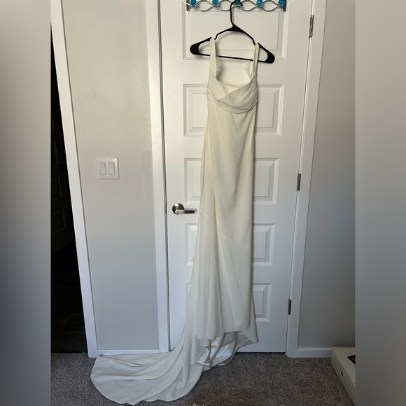 KATIE MAY wedding dress size M. Worn only once. EXCELLENT CONDITION. - Picture 9 of 11